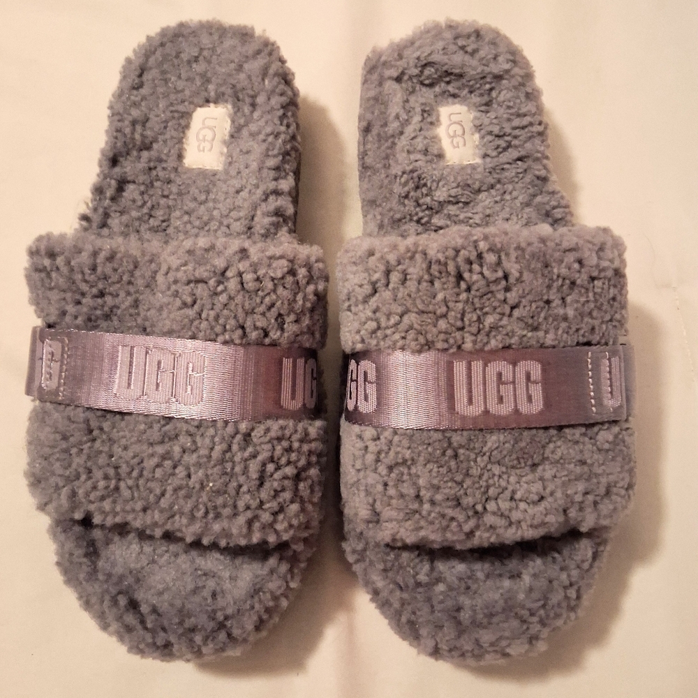 UGG Fluffita Platform Slides
